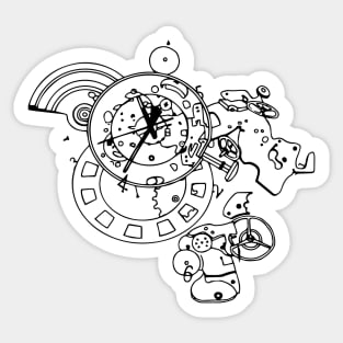 Clockwork Sticker